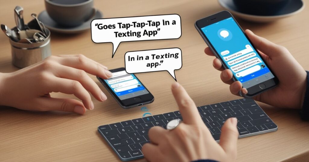 Goes Tap-Tap-Tap in a Texting App